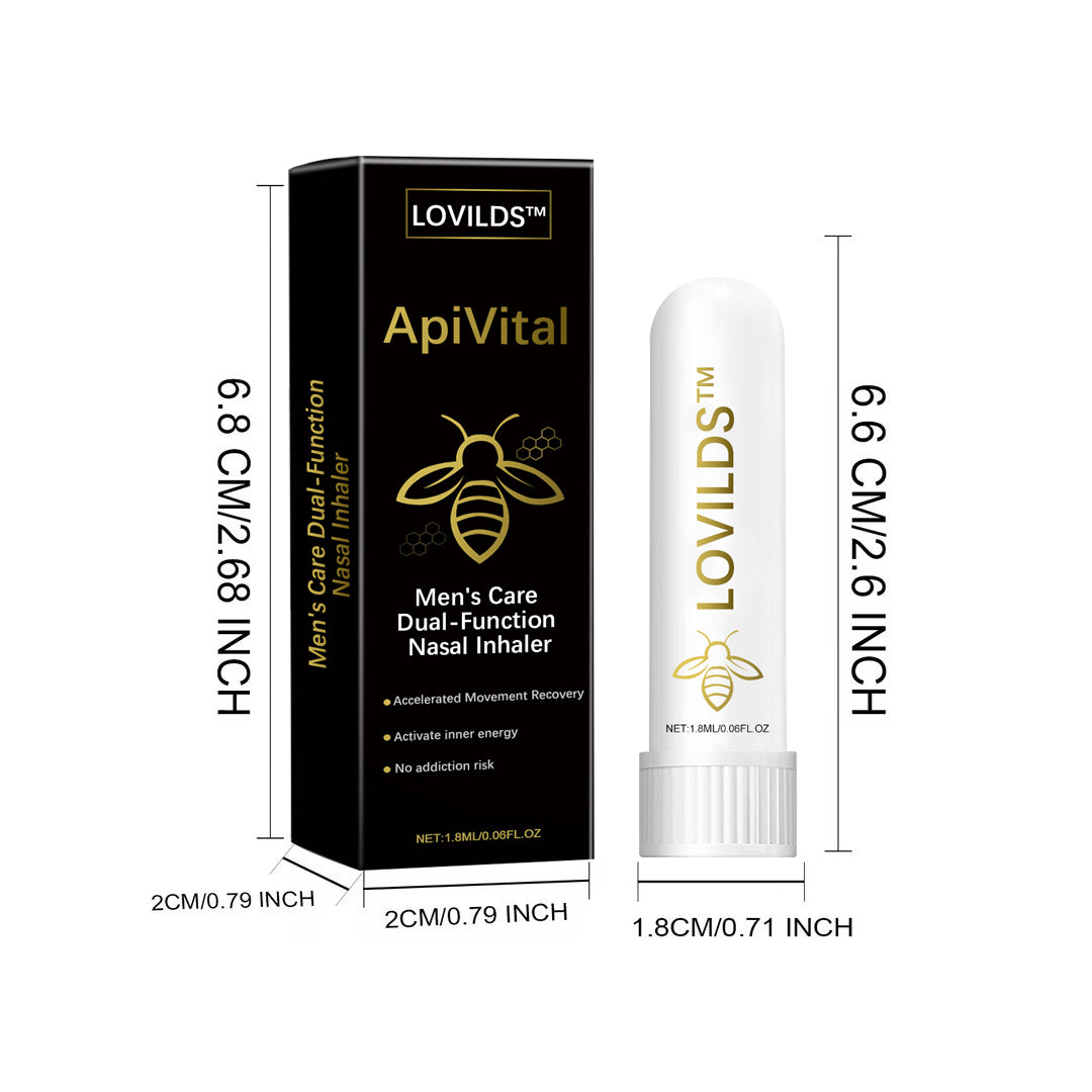 Last Day Discount: 87% OFF š LOVILDS⢠ApiVital Men's Care Dual-Function Nasal Inhalerš