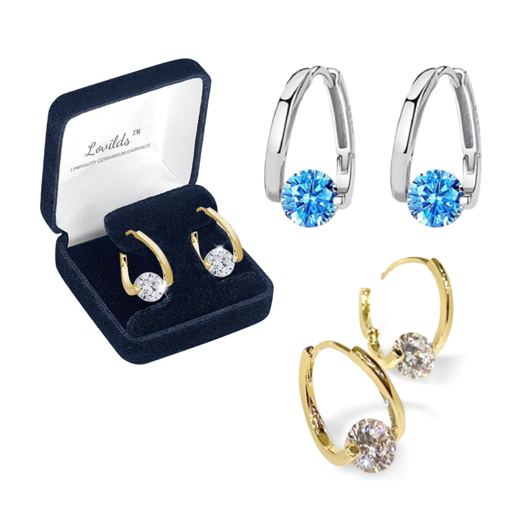 (🔥LAST DAY SALE-80% OFF) Lymphvitic MagneTherapy Germanium Earrings