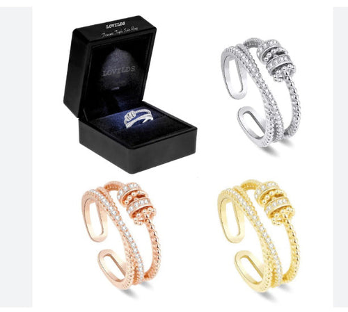 LOVILDS Threanic Triple-Spin Ring(Limited time discount 🔥 last day)