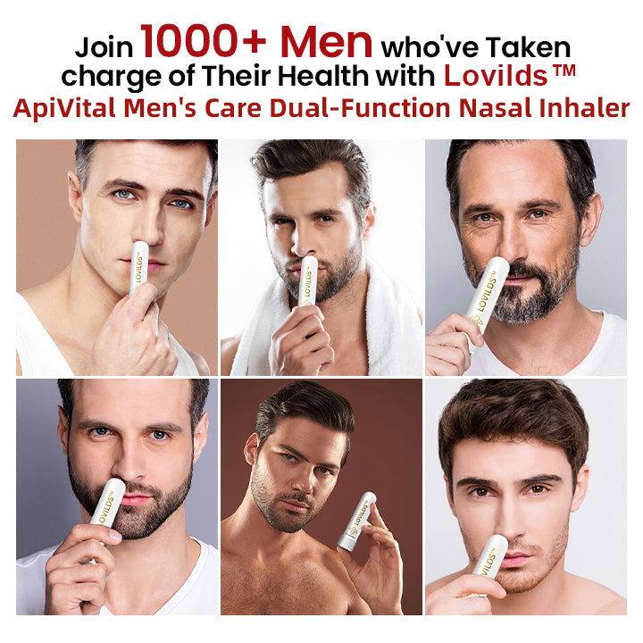 Last Day Discount: 87% OFF š LOVILDS⢠ApiVital Men's Care Dual-Function Nasal Inhalerš