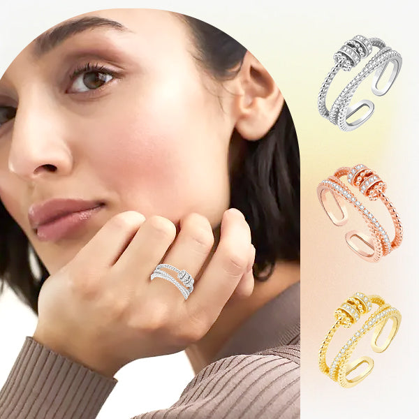 LOVILDS Threanic Triple-Spin Ring(Limited time discount 🔥 last day)