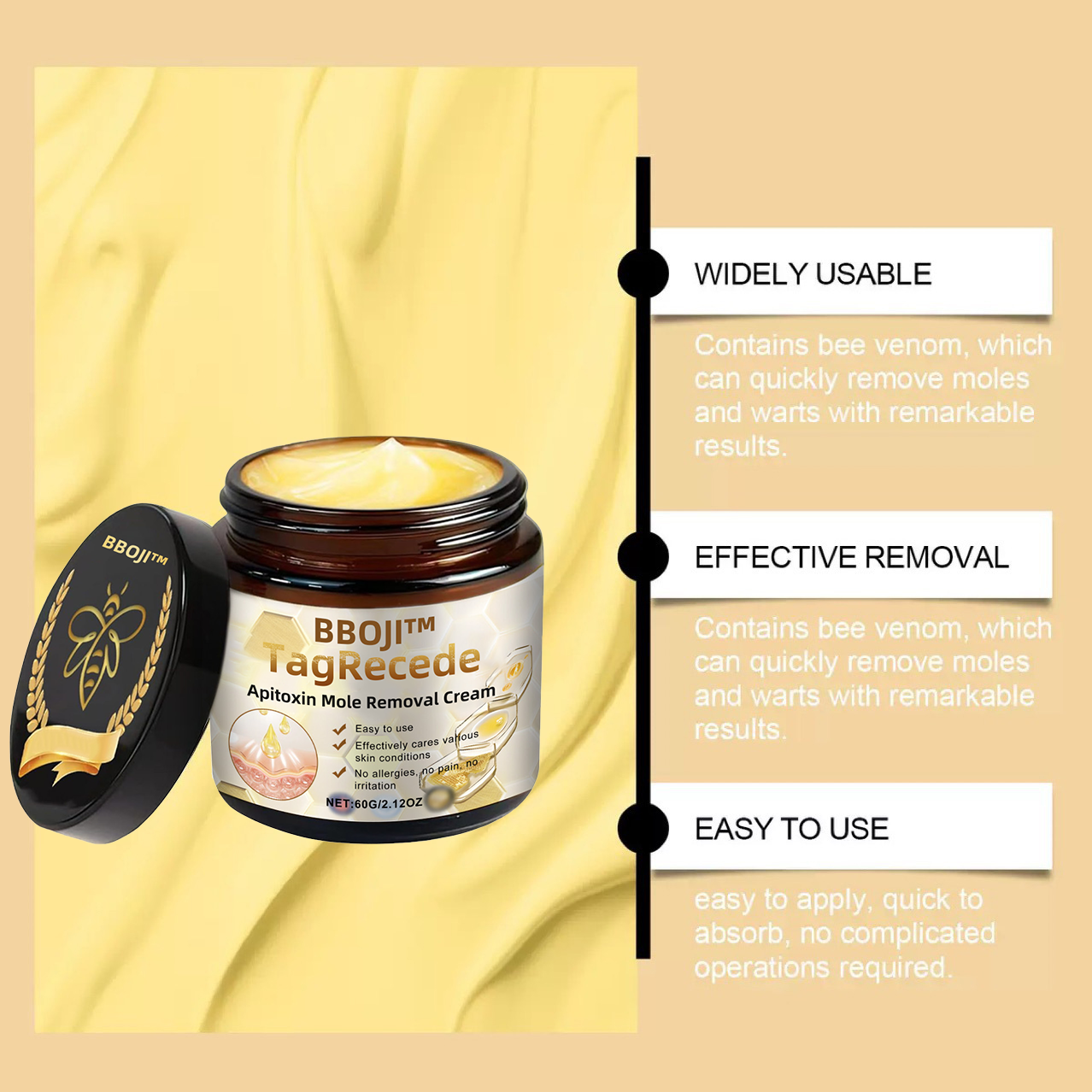 🐝BBOJI™ TagRecede Apitoxin Mole Removal Cream