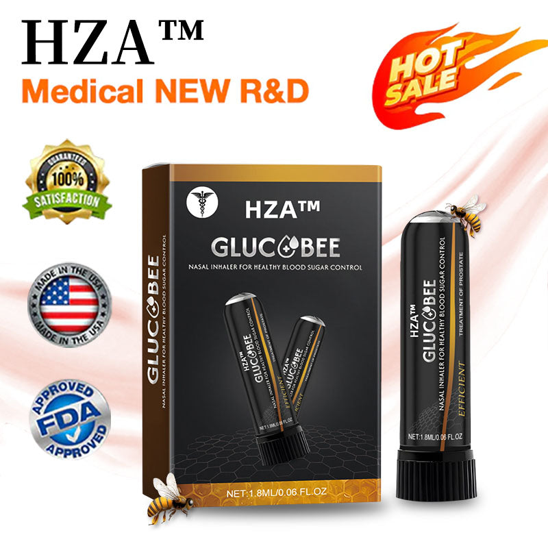 🔰Official Store: HZA™ GlucoBee Nasal Inhaler👨‍⚕️USA Diabetes Association (ADA）Approved (Lowers blood sugar and supports diabetes management)