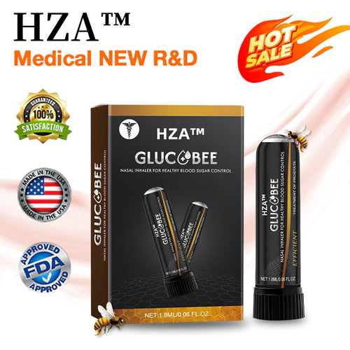 🔰Official Store: HZA™ GlucoBee Nasal Inhaler👨‍⚕️USA Diabetes Association (ADA）Approved (Lowers blood sugar and supports diabetes management)